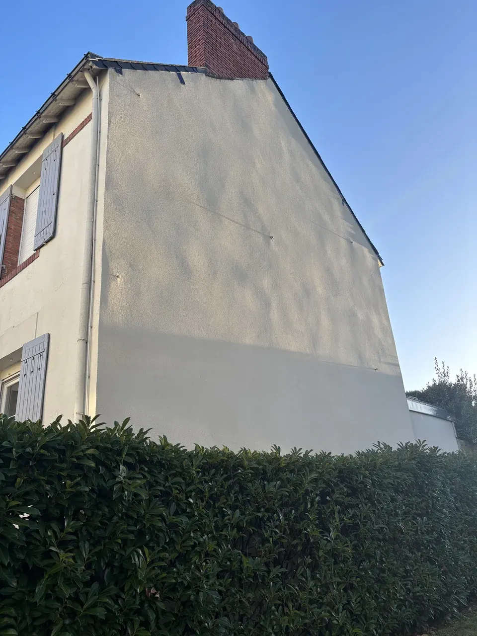 Après travaux : ravalement